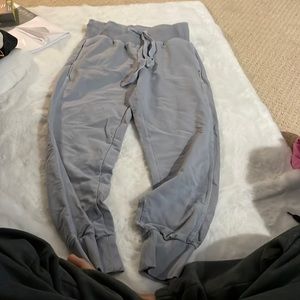 light blue joggers